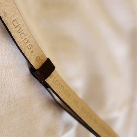 Chico Adjustable Length Leather & Brass Belt - Picture 7 of 16